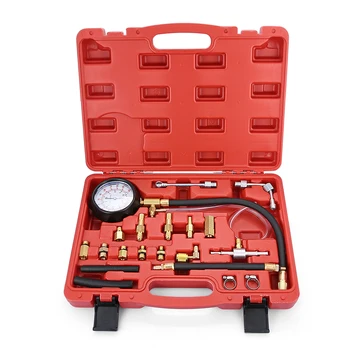 

TU - 114 Vehicle Fuel Injection Pressure Gauge Meter Manometer Diagnostic Test Kit 0-140PSI