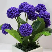 

9 Heads Artificial Hydrangea Flower Bouquet For Home Wedding Fake Bridal Silk Flowers artificial flower living room Decor