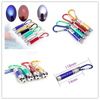 

2 In 1 Red Laser Pen Laser Pointer Mini Led Flashlight Beam Light Pointer For Work Teaching Training Top Quality 7.3cm X 1.3cm