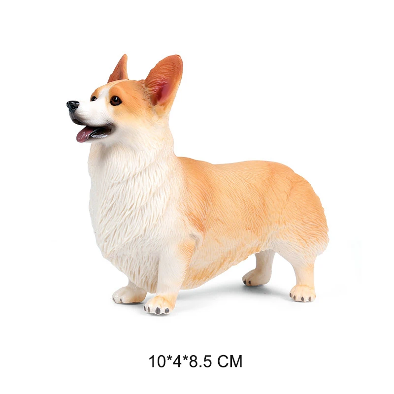 5 видов милых игрушек Welsh Corgi модель имитация Великобритании модели домашних