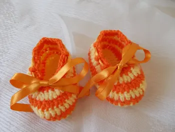 

handmade baby shoes, summer crochet baby shoes,ribbon shoe for girl