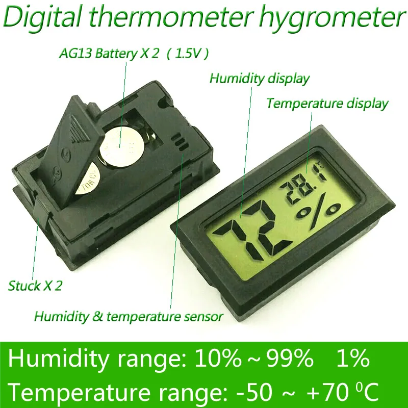 

digital thermometer electronic car thermometer instruments humidity hygrometer temperature meter sensor pyrometer thermostat