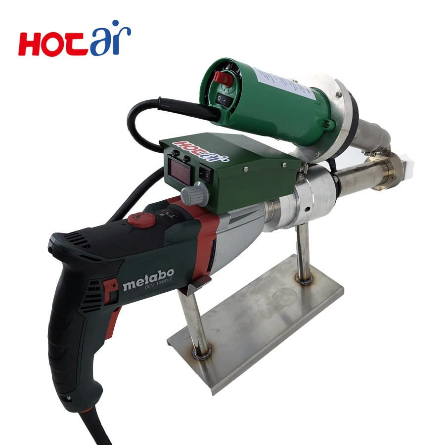 

New Item geomembrane welding extruder with Metabo extruding driver for welding PP PE