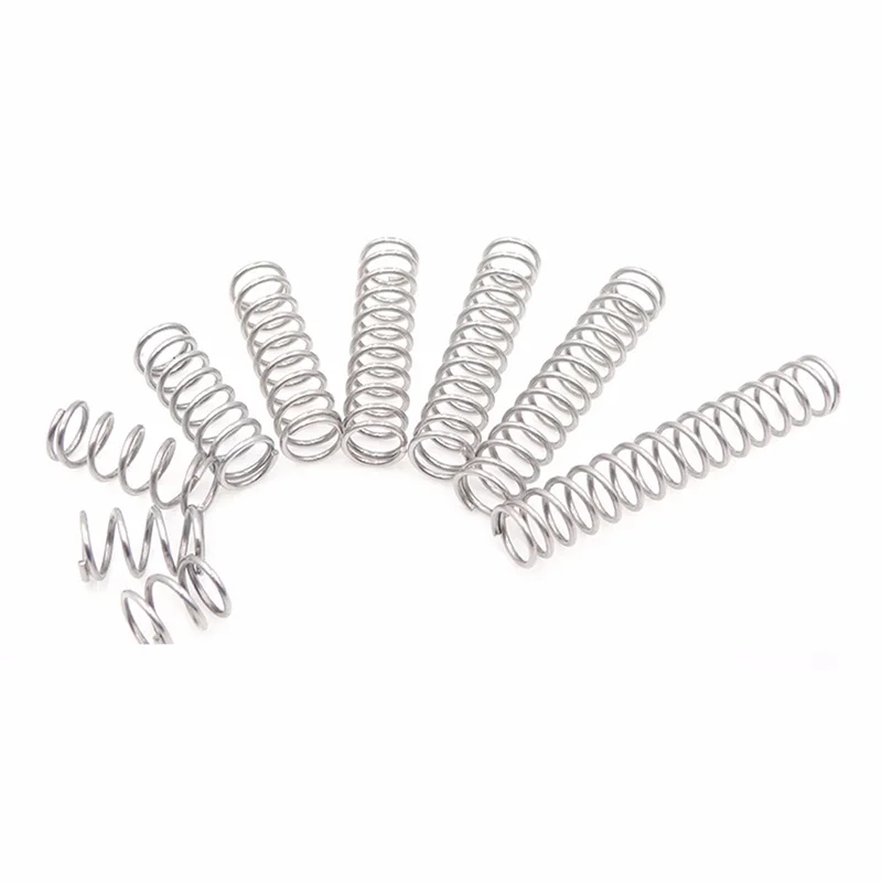 

compression spring coil stainless steel wire 0.2mm outer diameter 1.5mm length 5mm to 30mm