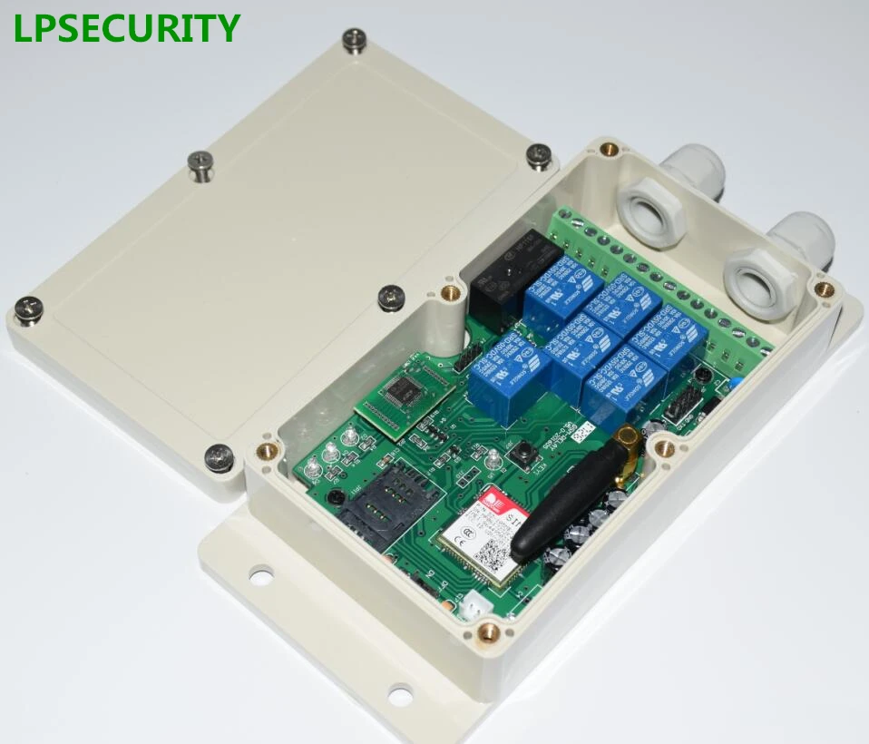 LPSECURITY 2G 4G GSM RELAY контроллер корпуса пульта дистанционного управления для двери