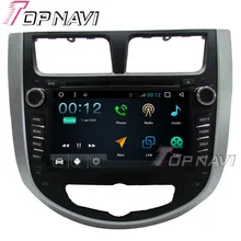 Topnavi 1024*600 4 ядра Android 6.0 DVD мультимедиа плеер для Hyundai Verna 2010 2011 2012 GPS навигации Радио