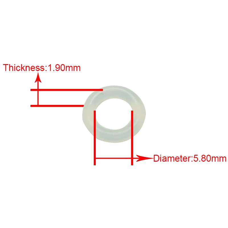 100 шт./лот все виды измерительных уплотнительных колец для пейнтбола оборудование для маркировки контроль газа - Цвет: 58X19