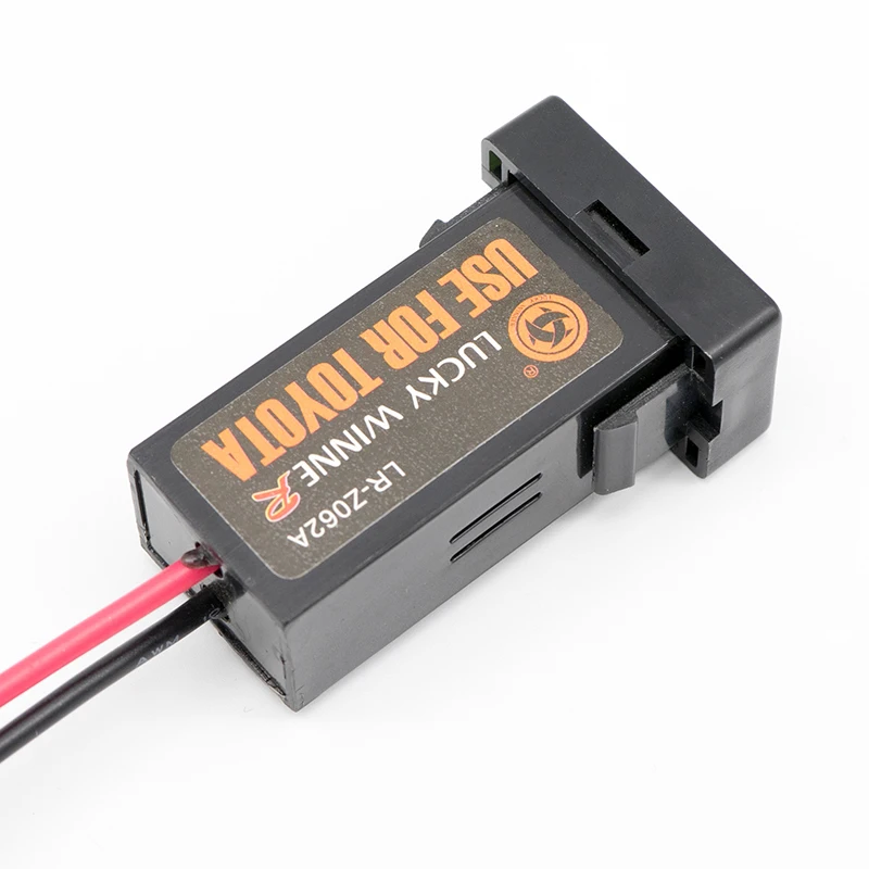 QC3.0 2.4A Quik зарядка двойной порт разъем USB адаптер питания гнездо для TOYOTA Corolla Auris Levin