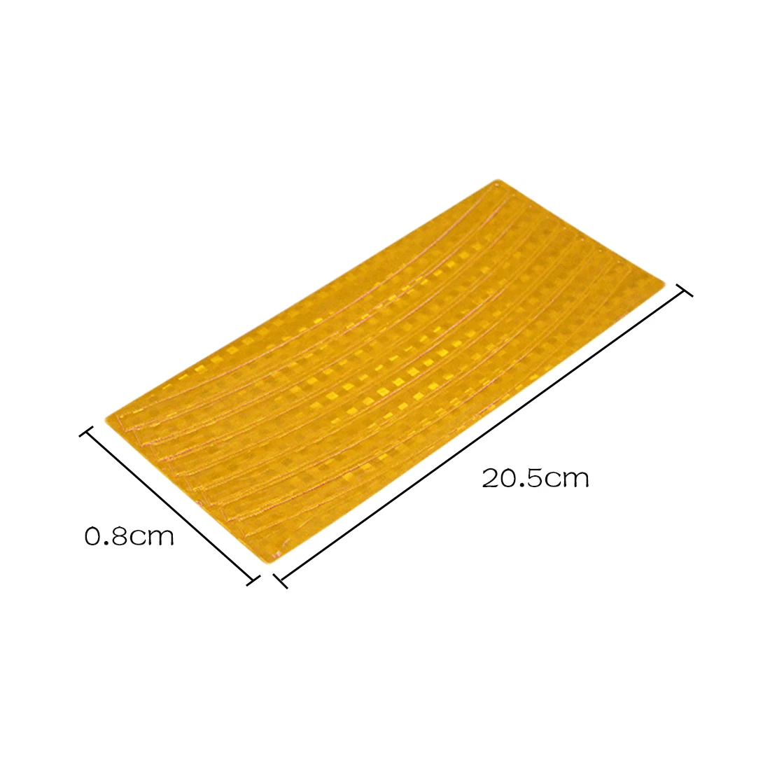 Bicycle reflector 8pcs/pack Fluorescent MTB Bike Bicycle Sticker Cycling Wheel Rim Reflective Stickers Decal Accessories