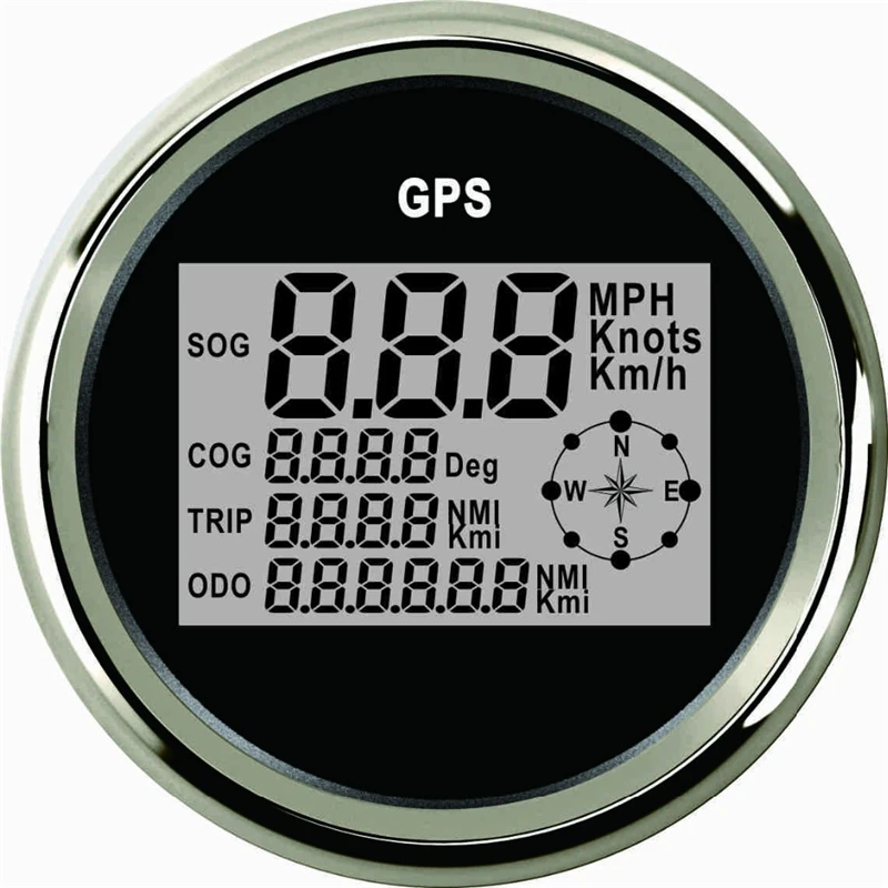 Автомобильный GPS измеритель скорости 85 мм цифровой датчик с ЖК дисплеем компас
