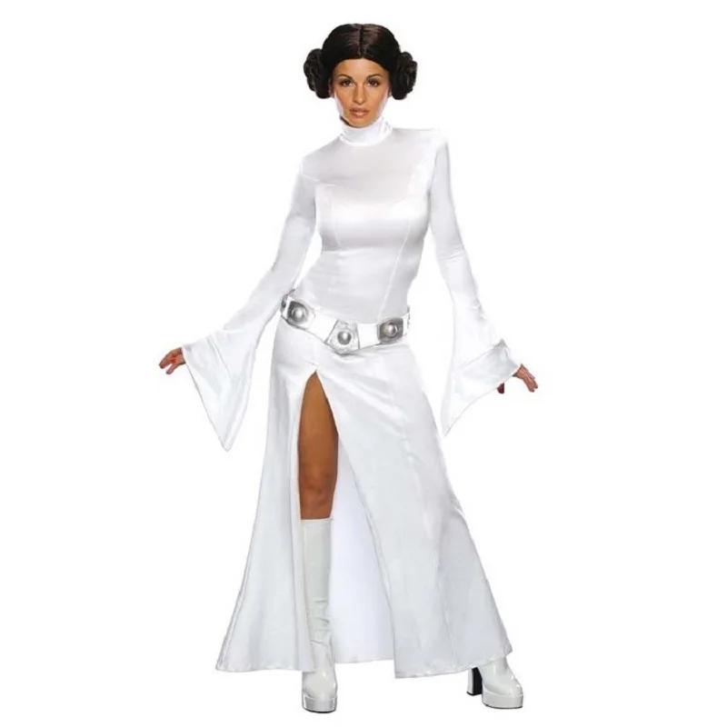 

STAR WARS Cosplay Princess Leia Organa Solo Dress Belt Costume Adult Child Leia Cosplay Dresses