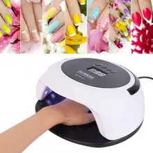 72 Вт мощная светодиодная УФ-лампа для ногтей быстросохнущая Автоматическая Сенсорная лампа для маникюра УФ-Сушилка для ногтей с европейской вилкой 220 В Светодиодный УФ-лампа для ногтей