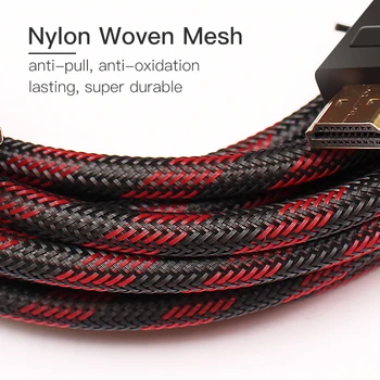 Shuliancable HDMI Cable 2.0 4K 60Hz Cable 1m 2m 3m 5m 10m 15m 20m Splitter Switcher HD TV Laptop PS4 Computer Xbox 2