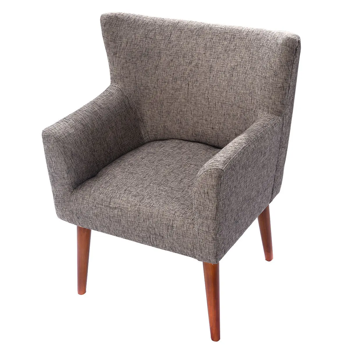 Giantex New Leisure Arm Chair Modern Single Couch Seat Home Sofa Chairs Wood Leg Dining Room ...