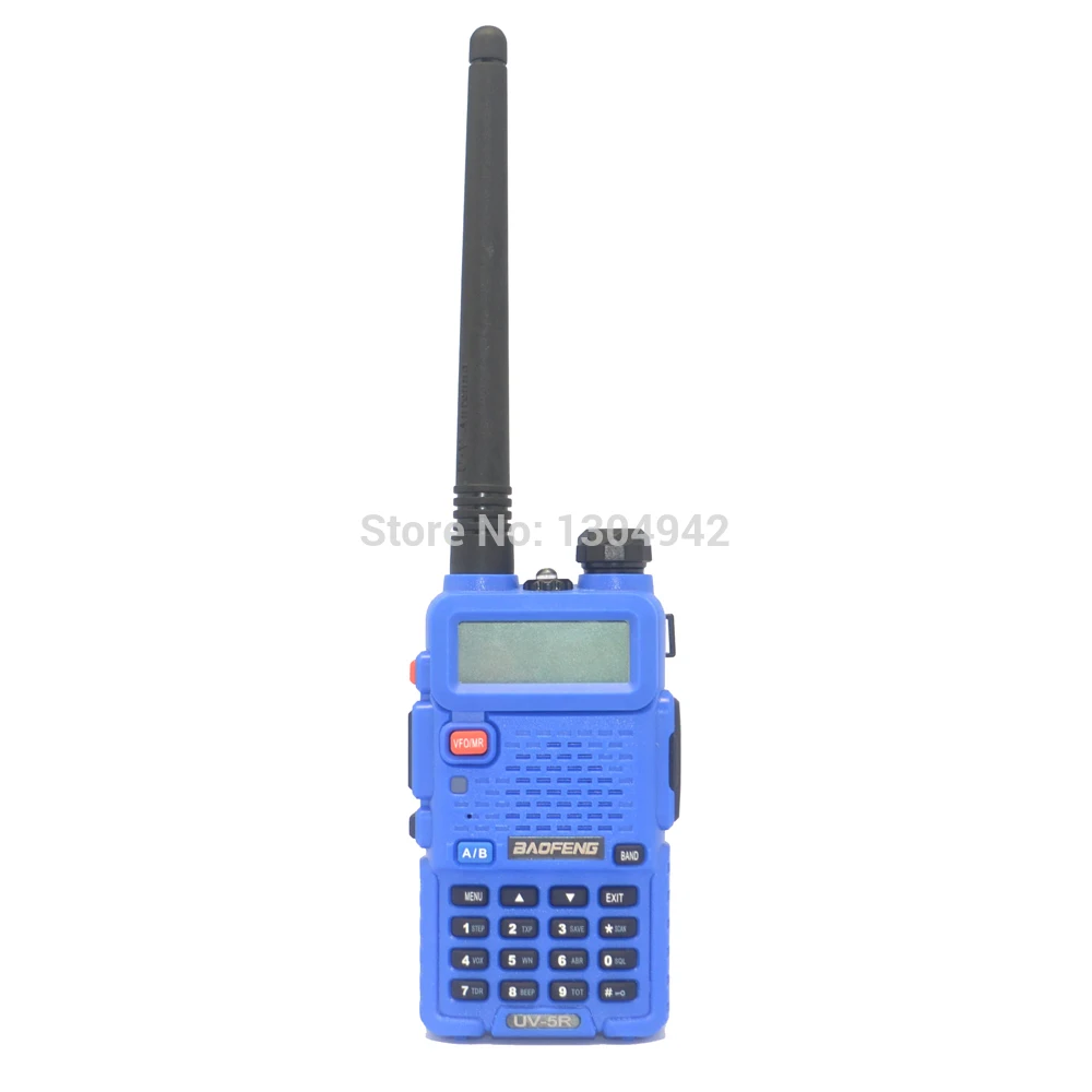 BAOFENG UV-5R Blue Walkie Talkie 136-174MHz&400-520 MHz Two Way Radio With Free Shipping Telecom Parts