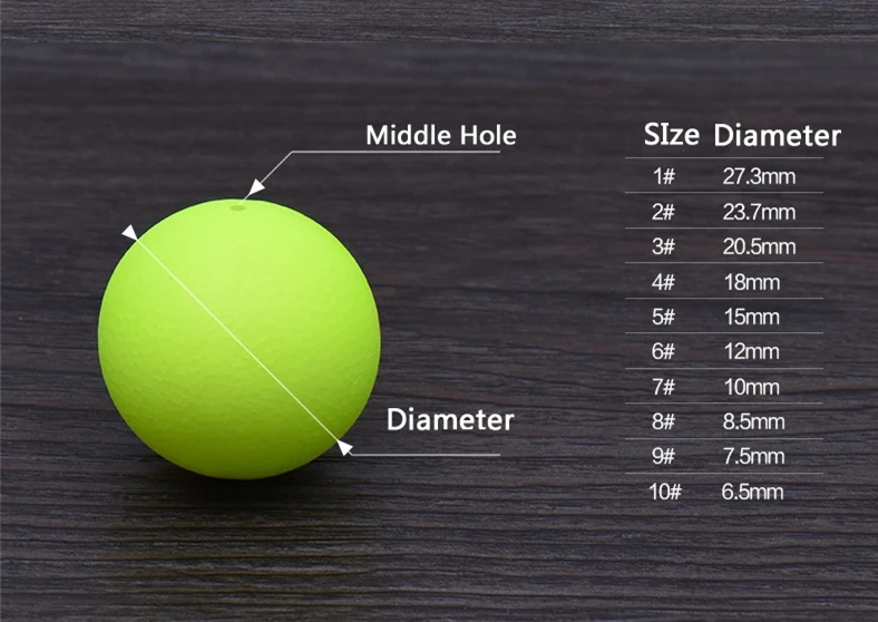 20 шт./лот φ 6,5 мм-27 мм EPS рыболовный поплавок из пенопласта твердые шарики плавучести мяч поплавок шестерни рыбы поплавок аксессуары для наружной рыбалки
