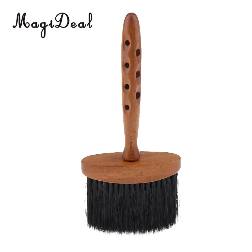 Kesoto Empty Refillable Powder Spray Bottle 110ml with Salon Neck hair Cut Duster Cleansing Brush Face Dirt Sweep Tool Set