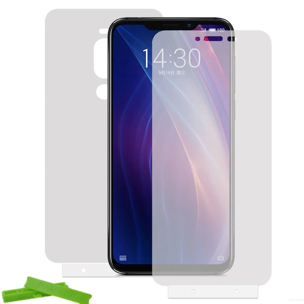 

3D Soft Full Cover Screen Protector For Meizu 16X 16 15 16th Plus Note 8 9 X8 Hydrogel Protective Film & Applicator Not Glass