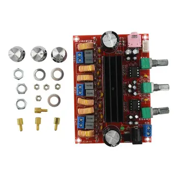 

ABKT-Fasdga Amplifier Board TPA3116D2 50Wx2+100W 2.1 Channel Digital Subwoofer Power 12~24V