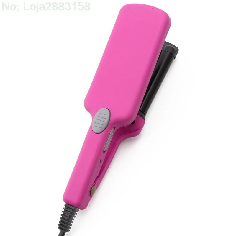 Mini Ceramic Hair Crimper Curler Curling Iron Tong Waving Wand Roller Salon