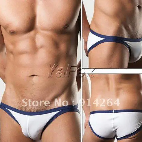 Triangle Sexy Mens ENHANCE POUCH BRIEF Smooth Underwear Y Front Briefs Bottoms / free shipping | Тематическая одежда и