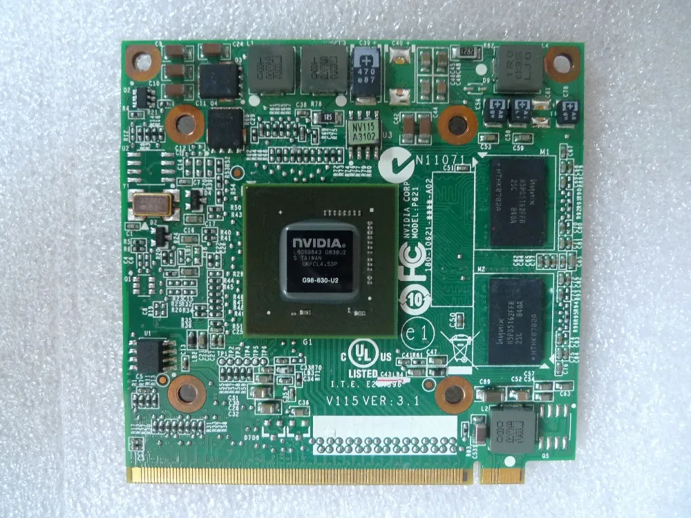 Графическая карта nvidia VGA карта GeForce 9300M GS 9300MGS MXM II DDR2 256MB G98-630-U2 для ноутбука acer Aspire 5520G 6930G 7720G 4630 7730