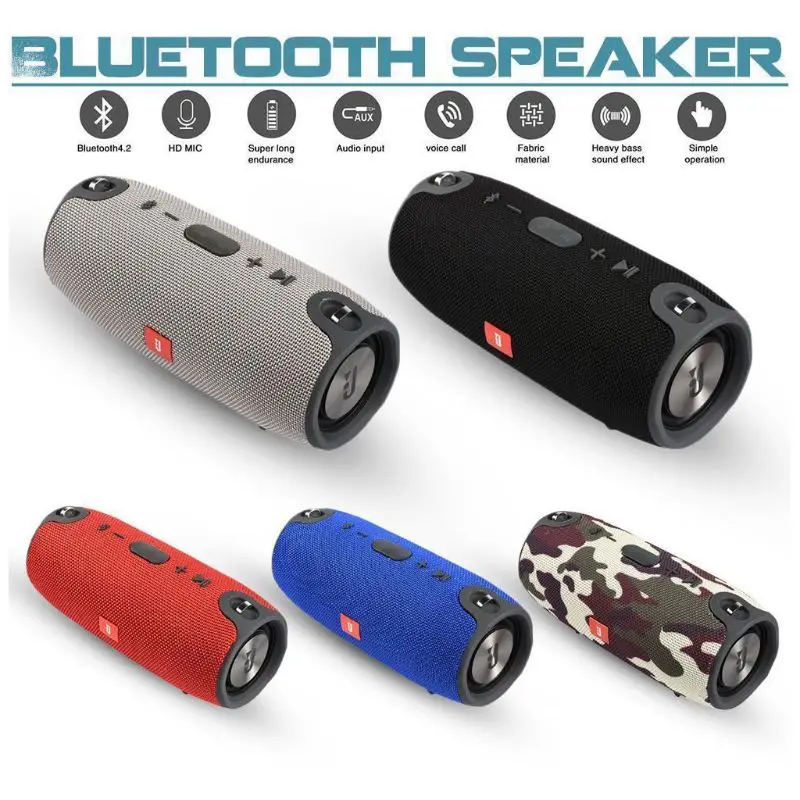 

Speaker FM Radio Wireless bluetooth speaker USB outdoor portable waterproof TF maximum support 32G