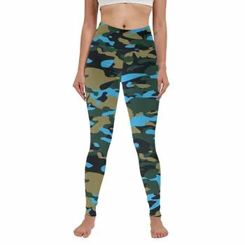 

Fitness Pants Women Leggings Camouflage Womens Workout Legging Mid Waist Flexible Gym Sporting Leggin