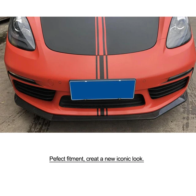 Auto Front Stoßstangen Lippen Spoiler für Porsche 718 2016-2022, Auto  Frontspoiler Protector Frontlippe Spoilerlippe Autoantikollisionsschutz  Body Kit,C-Matte Black : : Auto & Motorrad