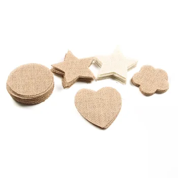

10 Pieces Natural Jute Burlap Hessian Pieces for Vintage Rustic Wedding Decoration Party DIY Crafts Supplies Jute Party Favors