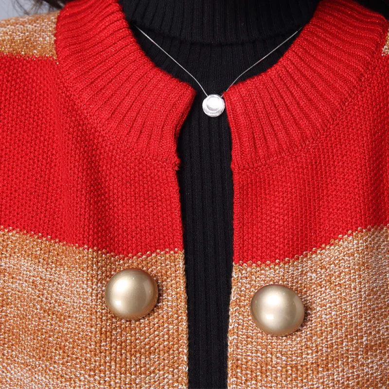 Knitted cardigan in 2017 Large size loose wild spring coat thick sweater tide Korean version of new spring Knitted cardigan in 2017 Large size loose wild spring coat thick sweater tide Korean version of new spring