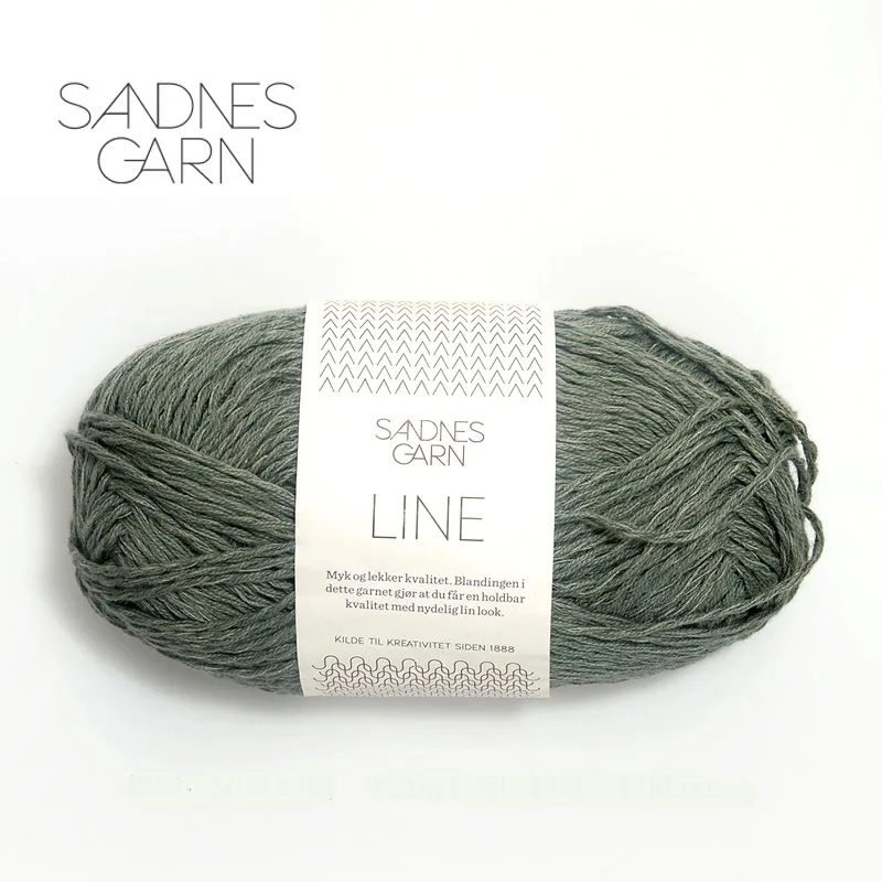 1*50 г мяч Sandnes Garn Line пряжа летняя рукоделие ручная вязка средняя толстая для