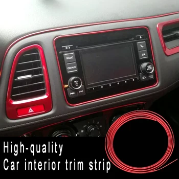 

Car Styling Interior Decoration Strips 5M Moulding Trim Dashboard Door Edge Universal For Cars In Car-styling Car trim strip
