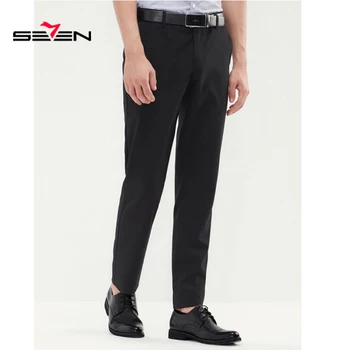 

Seven7 2019 Spring Summer New Casual Pants Men Fashion New High Quality Men slim Pants Business Casual Trousers 116S88120