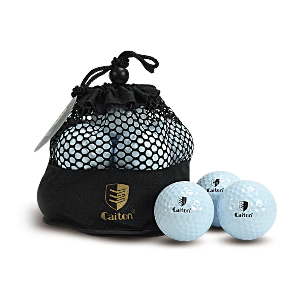 10 мяч для гольфа с сетчатой сумкой игра "Уличный гольф" игра тренировочный матч соревнование резиновый высококачественный мяч для гольфа