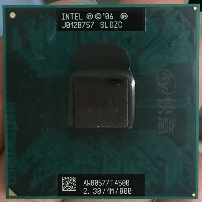 Original Intel Pentium CPU T4500 (1M Cache, 2.30GHz, 800MHz FSB) 35W PGA478 laptop processor cpu core