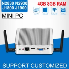 Mini pc Celeron N2840 N2830 J1800 8G RAM 32G SSD Windows10 Mini PC HDMI Laptop Computer fanless mini computer Tablet pc
