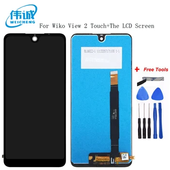 

WEICHENG Tested Well For Wiko View 2 LCD Display+Touch Screen 100% tested LCD Digitizer Glass Panel Replacement +Free Tools