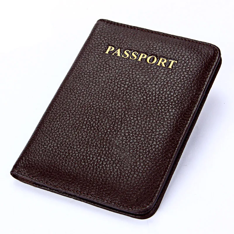 HZB002 passport wallet coffee