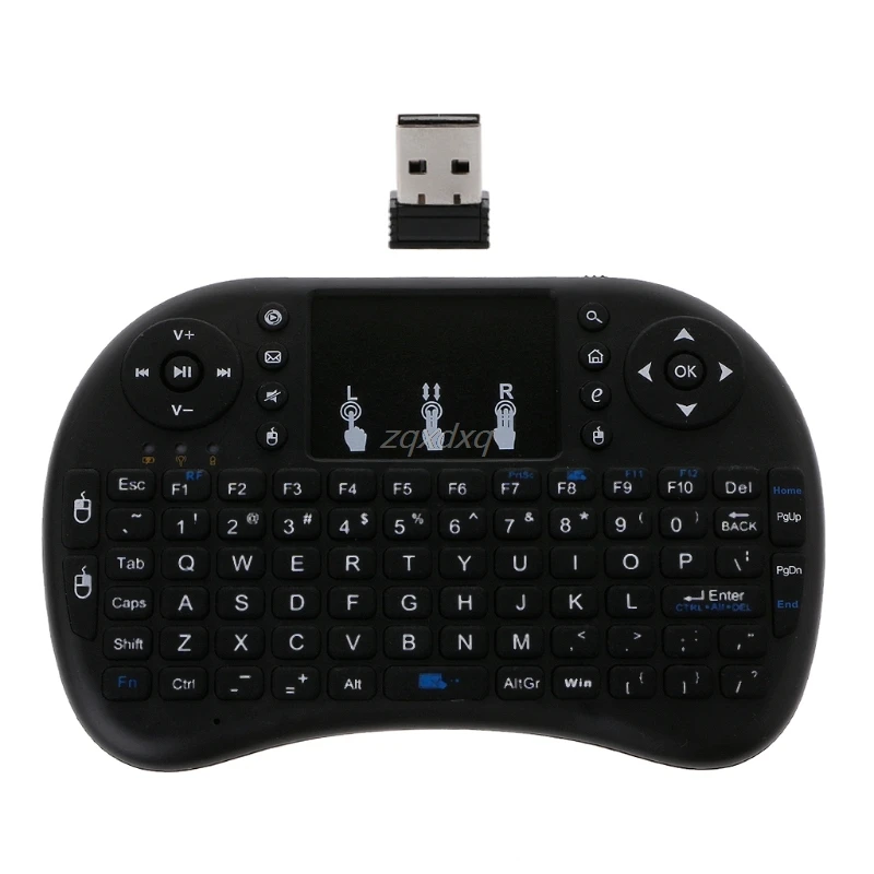 

English 2.4GHz Wireless i8 Keyboard Touchpad Fly Air Mouse For Android TV PS3 Nov12 Drop ship