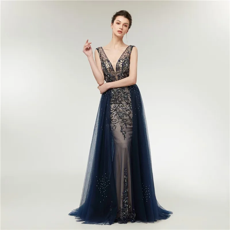 Vivian's Bridal 2018 сексуальное женское вечернее платье с v образным вырезом