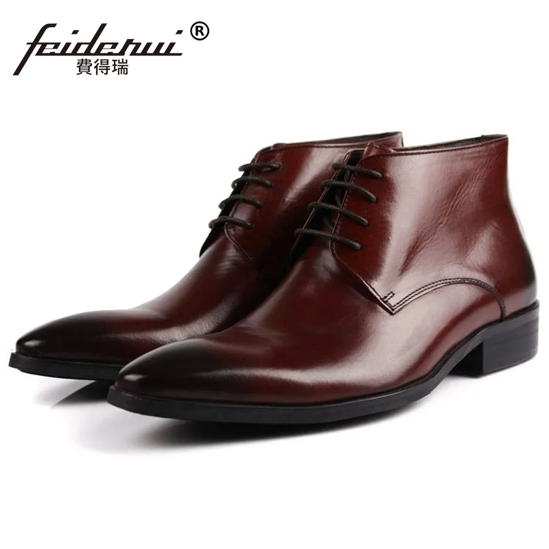Italian Pointed Toe Brand Man Handmade Shoes Basic Designer Genuine Leather Male Footwear Men's Cowboy Martin Ankle Boots SF52 цена Italian Pointed Toe Brand Man Handmade Shoes Basic Designer Genuine Leather Male Footwear Men's Cowboy Martin Ankle Boots SF52 цены онлайн