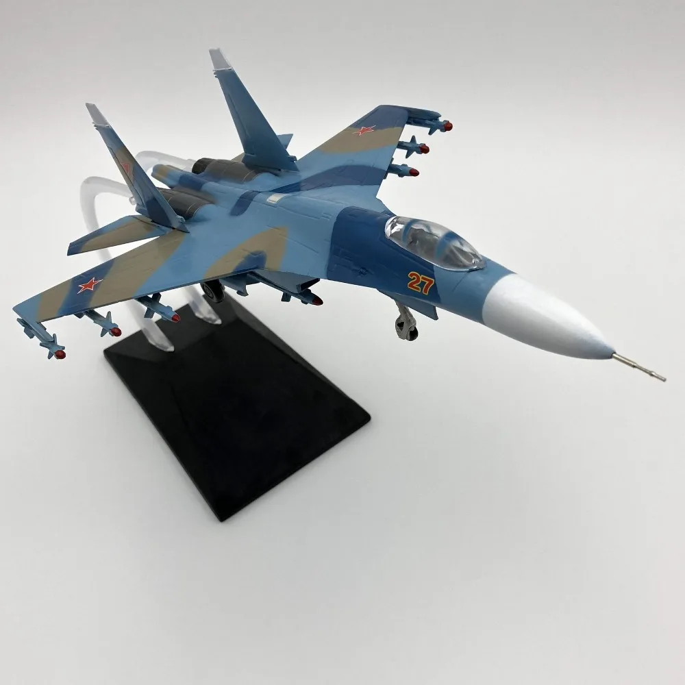 1: 72 Масштаб Модель самолета SU27 реактивный истребитель