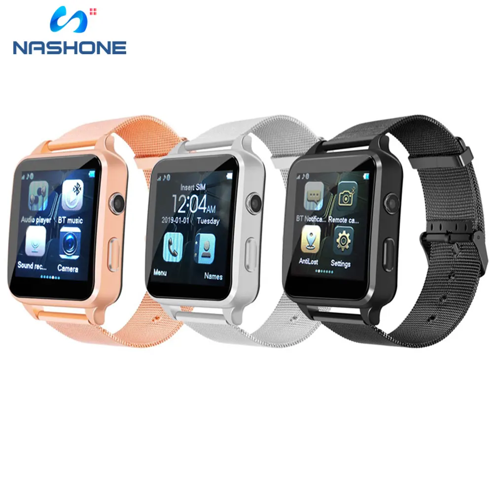 

Nashone Hot X8 Cheep Smart Watch Calling Bluetooth android/ios phones Smart Watch 4g Sport Health GPS Phone Watch with Sim Card
