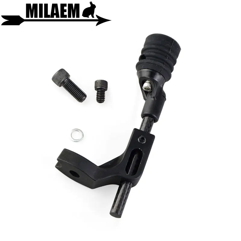 

1pc Archery Bow Stabilizer Damping Chord String Stop Bracket Vibration Balance Rod Shooting Accessories