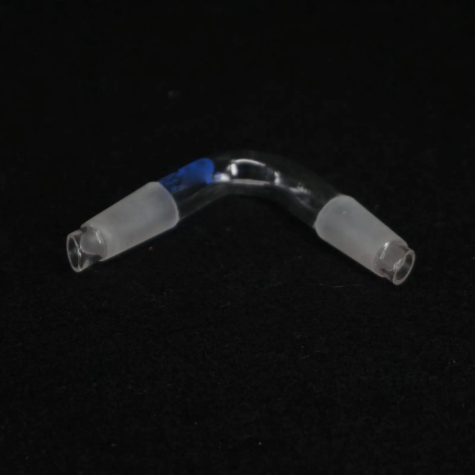 14/23 Stopper Glass Distillation Adapter Distilling Head 75 Degree Bend Labware