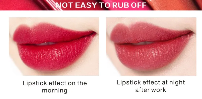HENLICS Brand 28 Colors Gorgeous Velvet Waterproof Matte Lipsticks Long-lasting Easy to Wear Lips Makeup Cosmetics (9)