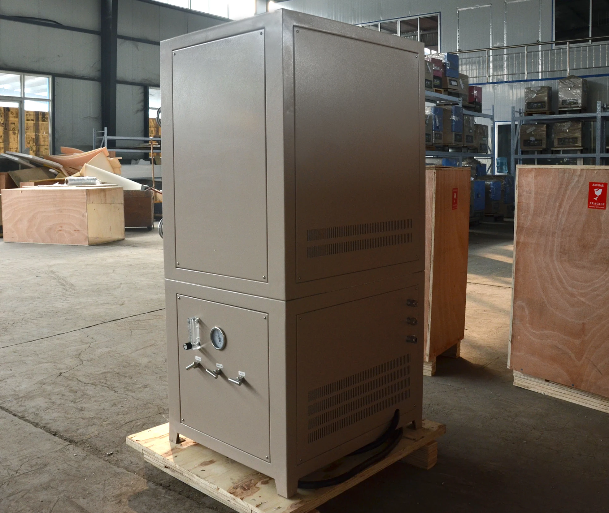 Lab Atmosphere Furnace With Vacuum Pump -0.08Mpa, 250x250x300mm,1400C