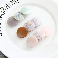 1 шт. заколки для волос для девочек, боковая заколка для волос с уксусной кислотой, заколка для волос с мраморным узором, милые аксессуары для волос G0430