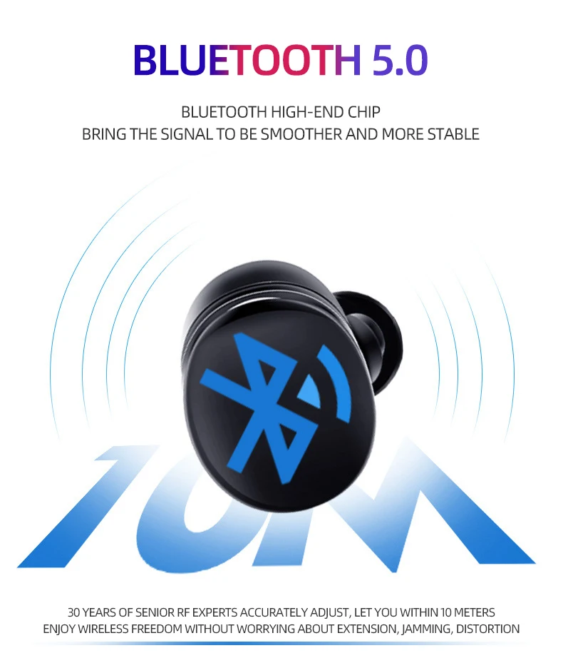BONY TWS 5,0 Bluetooth беспроводной тренд frontier Новая гарнитура в режиме ожидания долгое время отпечатков пальцев разблокировка Спортивная гарнитура